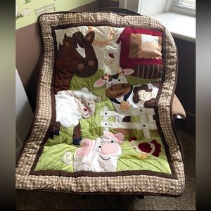 Farm animals baby decor